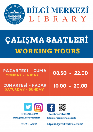 Bilgi Merkezi Çalışma Saatleri