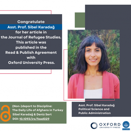 Sibel Karadağ’ın Makalesi Oxford University Press ile Yapılan Read and Publish Anlaşması Kapsamında Açık Erişim Olarak Yayınlandı!