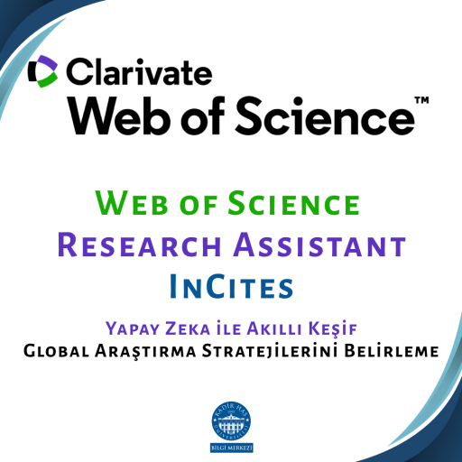 Araştırmalarınıza Web of Science Research Assistant ve InCites Desteği